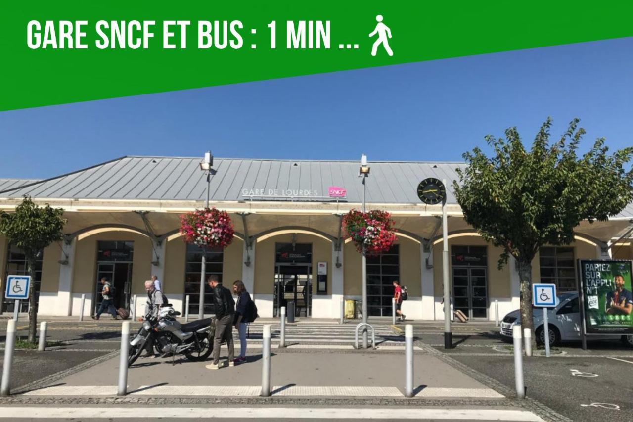 Loc Trotteur Le Fleur Des Champs F2 Cosy, Gare Sncf De Lourdes Lejlighed Eksteriør billede
